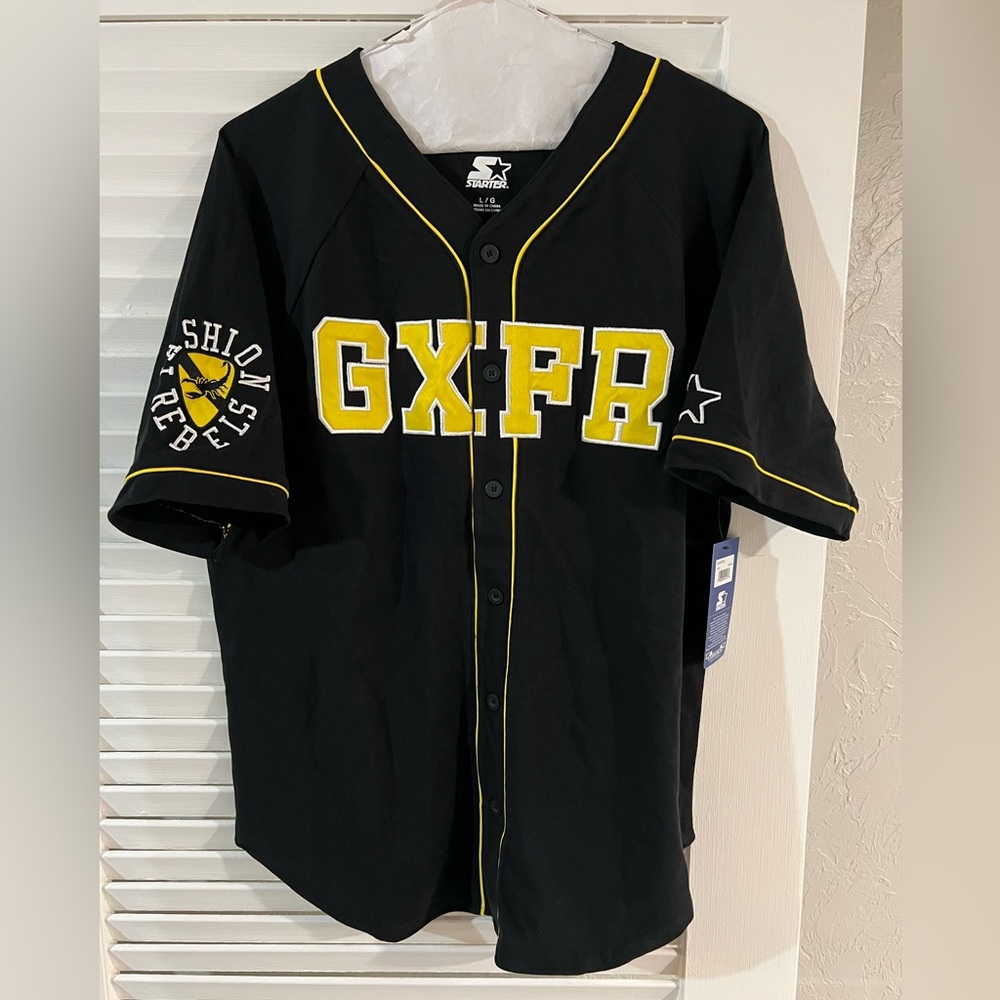 New GXFR x Starter Baseball Jersey Fashion Rebels - Large